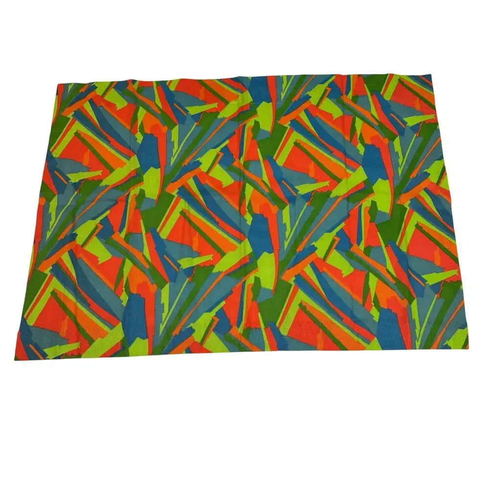 Bright Funky Abstract Geometric Curtain Panels 29x40